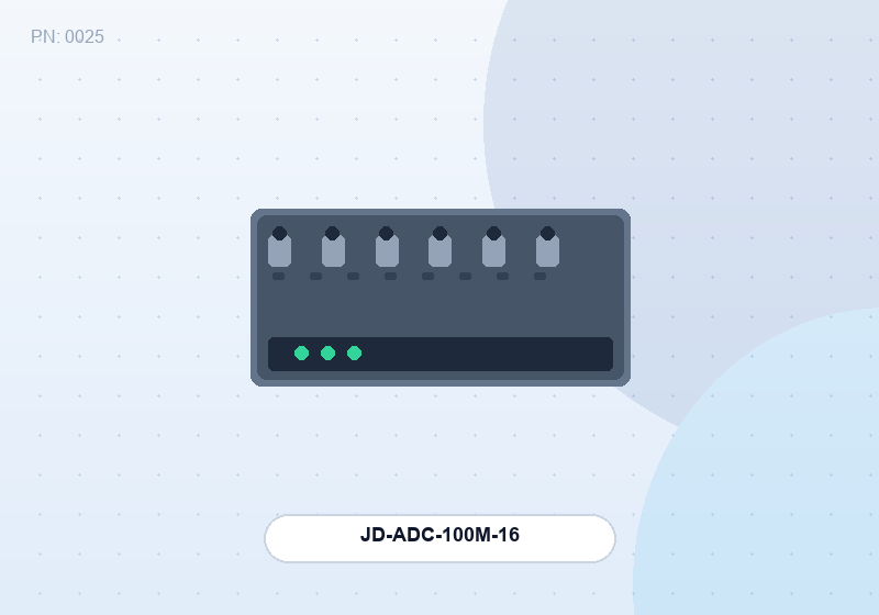 巨点 100MS/s 16bit ADC 转换盒